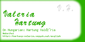 valeria hartung business card